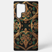 Coque Samsung Galaxy Décoration Motif en bronze vert (Verso)