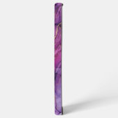 Coque Samsung Galaxy Deep Magenta & Gold Alcohol Ink Samsung Case (Côté gauche)
