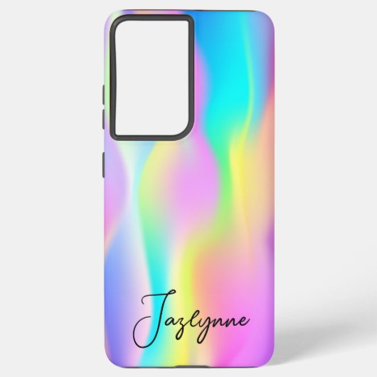 Coque Samsung Galaxy dégradant multicolore (Verso)