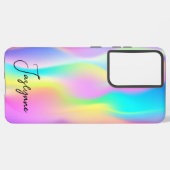 Coque Samsung Galaxy dégradant multicolore (Côté gauche)