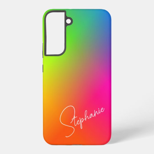 Coque Samsung Galaxy Dégradé multicolore (Verso)