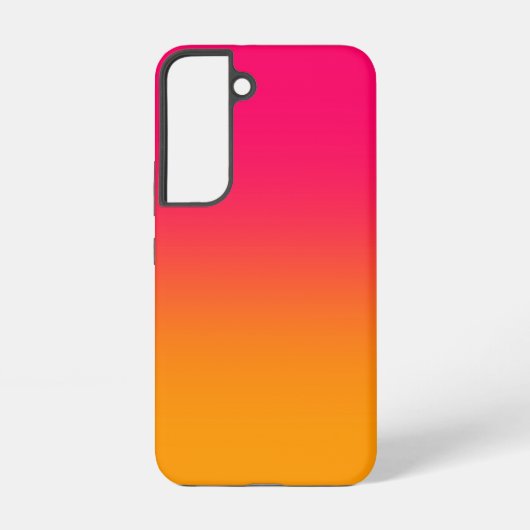 Coque Samsung Galaxy Dégradé rose jaune (Verso)