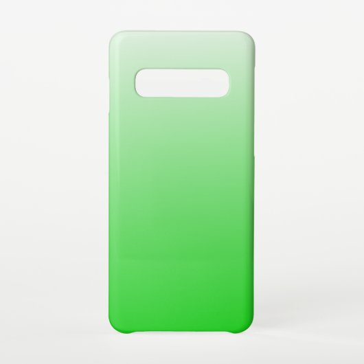 Coque Samsung Galaxy dégradé vert à blanc #00cc00 (Dos)