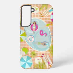 Coque Samsung Galaxy Des filles et des garçons du bikini jouant au jeu 