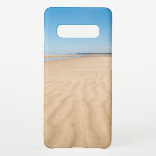 Coque Samsung Galaxy S10+ Des vagues dans le sable des paysages bleus du Roy