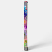 Coque Samsung Galaxy Design abstrait floral personnalisé (Côté gauche)