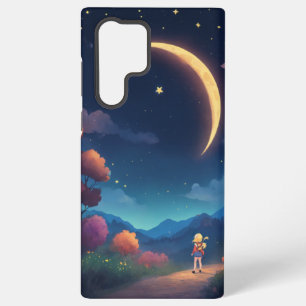 Coque Samsung Galaxy Design de nuit Dreamcent Lune