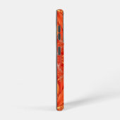 Coque Samsung Galaxy Design délicat de la plume fractée - rouge (Côté droit)