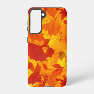 Coque Samsung Galaxy Design feuille brillant à l'automne