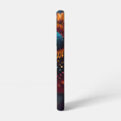Coque Samsung Galaxy Design floral dynamique (Côté gauche)