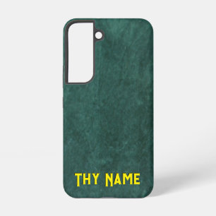 Coque Samsung Galaxy Design Green Felt -