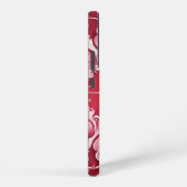 Coque Samsung Galaxy Design victorien rouge et blanc (Côté droit)