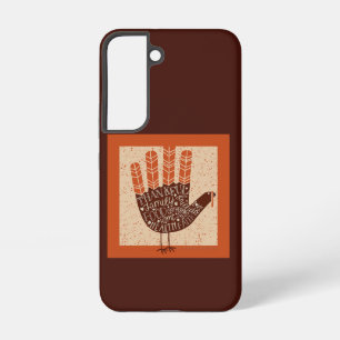 Coque Samsung Galaxy Dessin animé de dindon de SlipperyJoe pour Thanksg