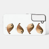 Coque Samsung Galaxy Dessin d'Oiseau de Bruant (Verso Horizontal)