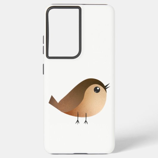 Coque Samsung Galaxy Dessin d'Oiseau de Bruant (Verso)