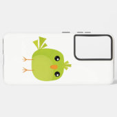 Coque Samsung Galaxy Dessin d'oiseau vert (Verso Horizontal)