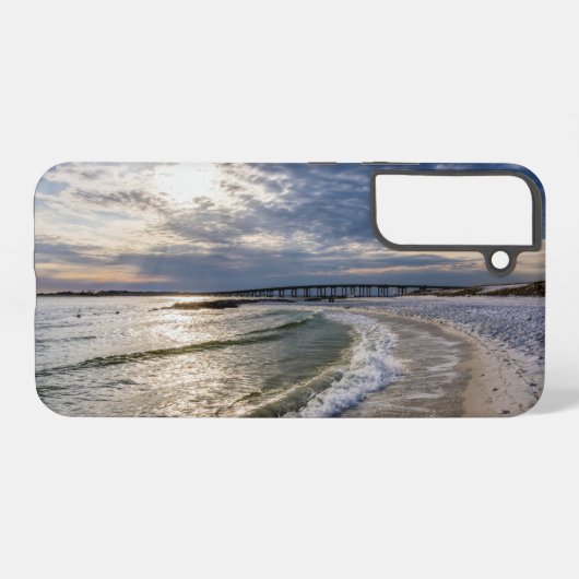 Coque Samsung Galaxy Destin Florida Soirée Vagues Samsung Coque (Verso Horizontal)