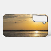 Coque Samsung Galaxy Destin Sunset And Helicopters Samsung Phone Case (Verso Horizontal)