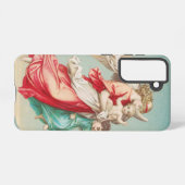 Coque Samsung Galaxy Deux anges portent un petit enfant (Verso Horizontal)