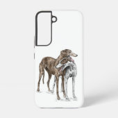 Coque Samsung Galaxy Deux Greyhound Friends Dog Art (Verso)