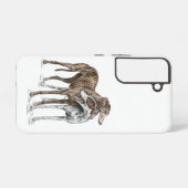 Coque Samsung Galaxy Deux Greyhound Friends Dog Art (Verso Horizontal)