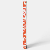 Coque Samsung Galaxy Déversement - Orange et blanc (Côté gauche)