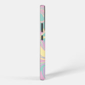 Coque Samsung Galaxy Déversement - rose pastel, jaune, violet et vert (Côté droit)