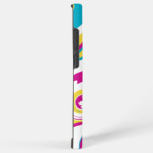 Coque Samsung Galaxy Déversement - Turquoise, Jaune, Rose et Blanc (Côté droit)