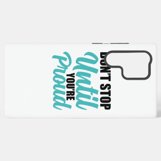 Coque Samsung Galaxy Devis de réalisation axée sur les objectifs (Verso Horizontal)