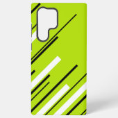 Coque Samsung Galaxy Diagonales - Vert citron vert (Verso)