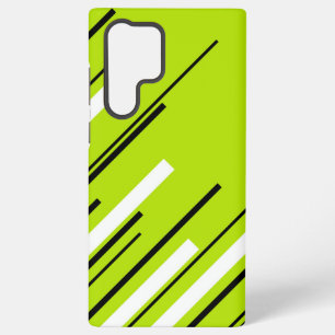 Coque Samsung Galaxy Diagonales - Vert citron vert