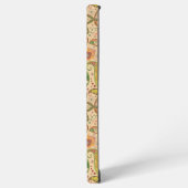 Coque Samsung Galaxy Diamant Green Paisley Calligraphie Nom du monogram (Côté gauche)