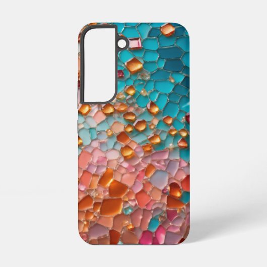 Coque Samsung Galaxy Diamond Shards World (Verso)