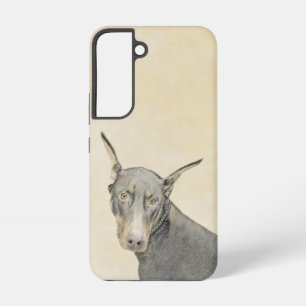 Coque Samsung Galaxy Doberman Pinscher Peinture - Art Chien original