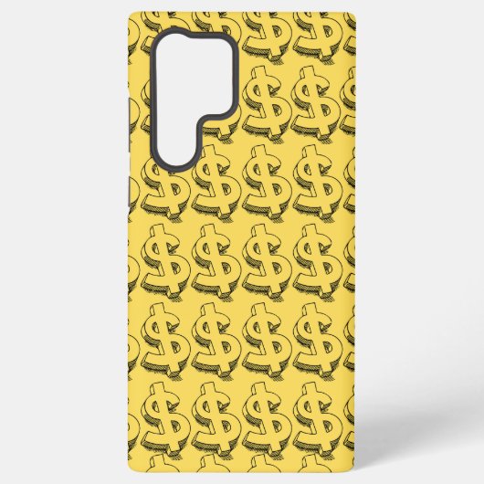 Coque Samsung Galaxy dollar en or (Verso)