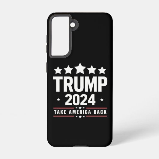 Coque Samsung Galaxy Donald Trump 2024 redonne l'élection américaine (Verso)