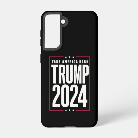 Coque Samsung Galaxy Donald Trump 2024 redonne l'élection américaine (Verso)