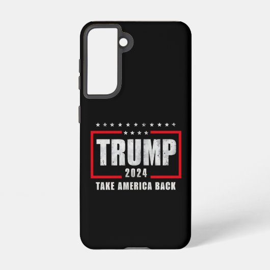 Coque Samsung Galaxy Donald Trump 2024 redonne l'élection américaine (Verso)