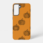 Coque Samsung Galaxy Doodles d'Halloween boho zentangles citrouille Aut (Verso)