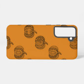 Coque Samsung Galaxy Doodles d'Halloween boho zentangles citrouille Aut (Verso Horizontal)
