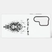 Coque Samsung Galaxy Dormir toute la journée - Coque mobile de Noël (Verso Horizontal)