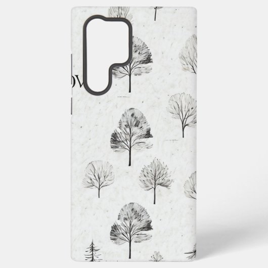 Coque Samsung Galaxy dossier téléphonique d'hiver (Verso)
