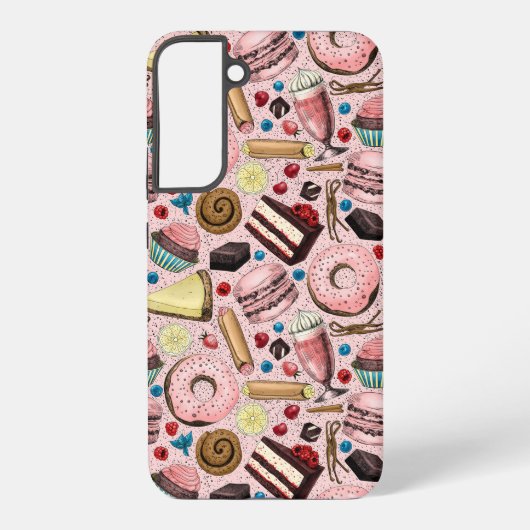 Coque Samsung Galaxy Douceurs sur rose (Verso)