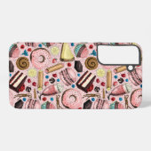 Coque Samsung Galaxy Douceurs sur rose (Verso Horizontal)
