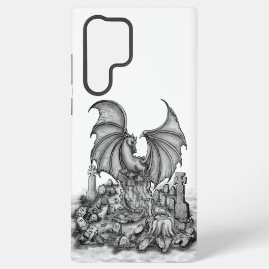 Coque Samsung Galaxy Dragon avec Zombie (Verso)