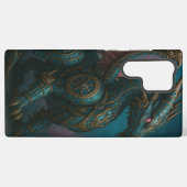 Coque Samsung Galaxy Dragon d'acier (Verso Horizontal)