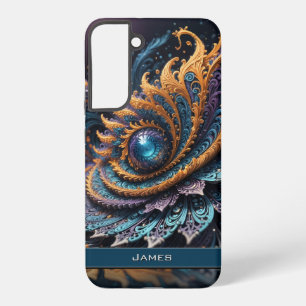 Coque Samsung Galaxy Dragon Oeil moderne Abstrait Géométrique Nom fract