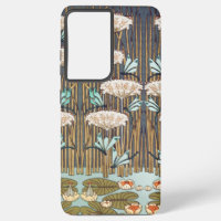 Dragonflies Water Lilies Marais Art Nouveau