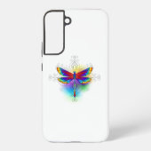 Coque Samsung Galaxy Dragonfly en arc-en-ciel (Verso)