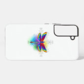 Coque Samsung Galaxy Dragonfly en arc-en-ciel (Verso Horizontal)